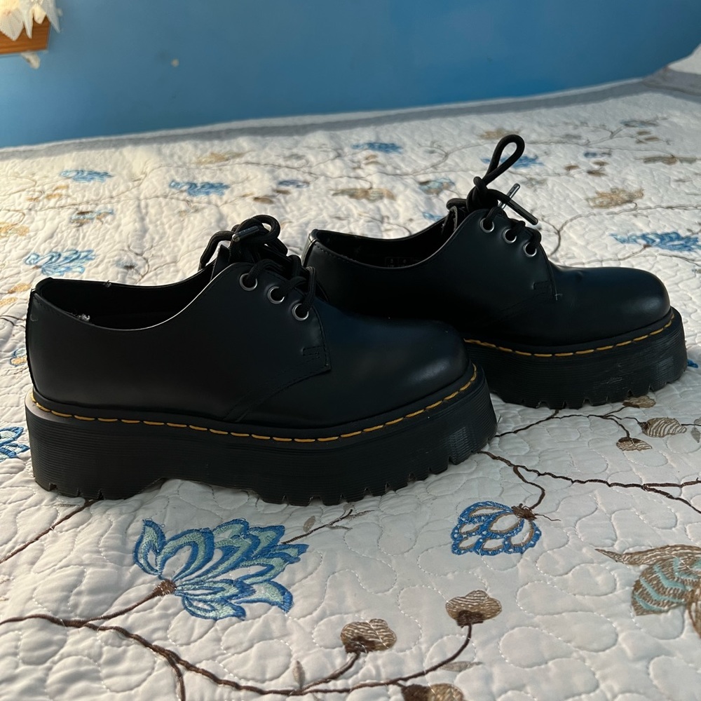1461 SMOOTH LEATHER PLATFORM DOC MARTENS